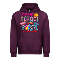 Mauve Wine Bye Bye School Hello Pool Teacher  Squad Urban Hoodie - CowhideDigitalArt