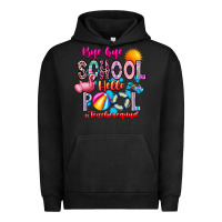 Pigment Black Bye Bye School Hello Pool Teacher  Squad Urban Hoodie - CowhideDigitalArt