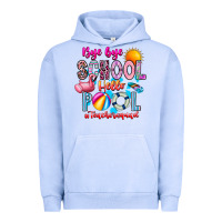 Pigment Grape Ice Bye Bye School Hello Pool Teacher  Squad Urban Hoodie - CowhideDigitalArt