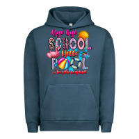 Pigment Midnight Navy Bye Bye School Hello Pool Teacher  Squad Urban Hoodie - CowhideDigitalArt