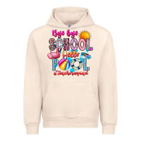 Sandshell Bye Bye School Hello Pool Teacher  Squad Urban Hoodie - CowhideDigitalArt