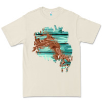 Bone wood leather patch Premium Tee - AdoDesignShop