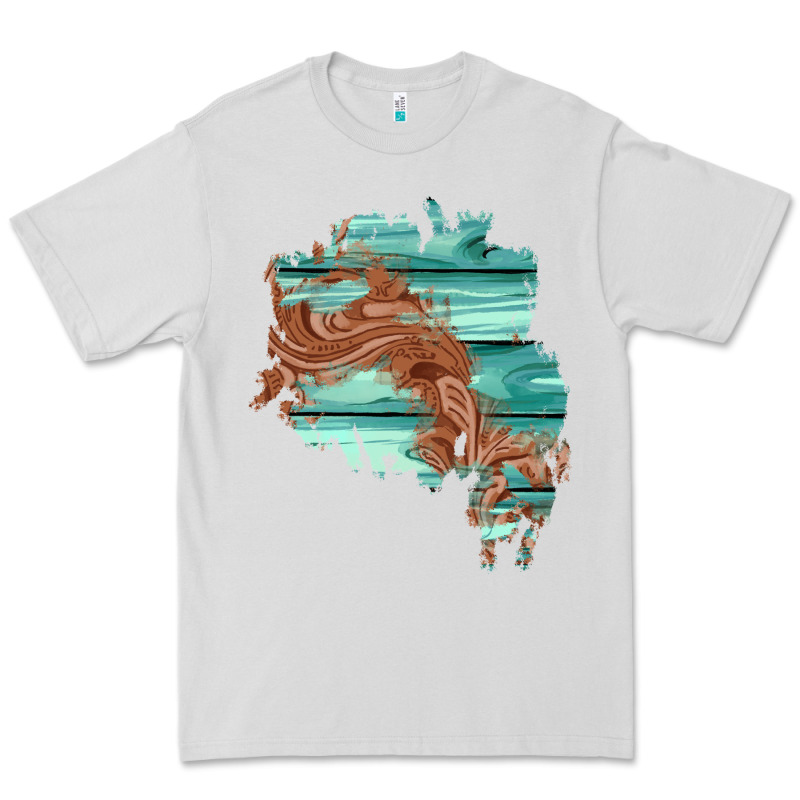 Wood Leather Patch Premium Tee by AdoDesignShop | Teevron