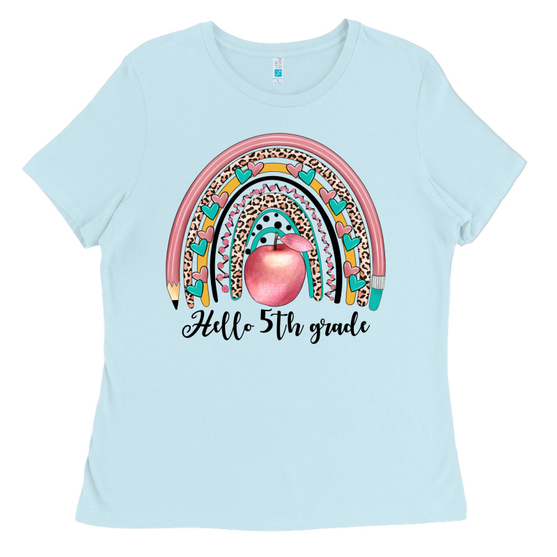Hello 5th Grade Ladies Tee by JahusDesignShop | Teevron