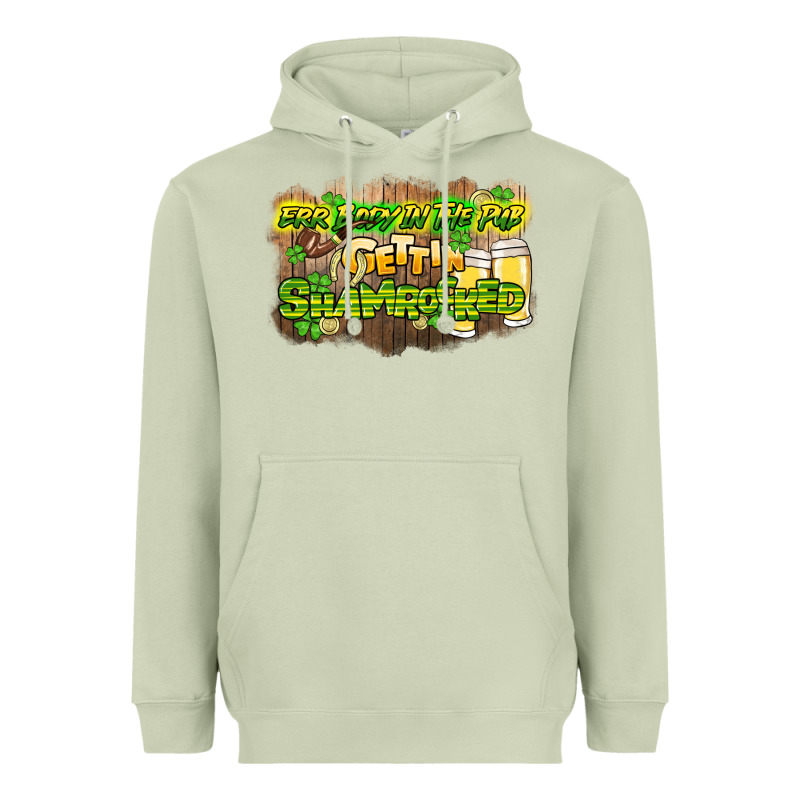 Err Body In The Pub Gettin Shamrocked Heavyweight Hoodie by HowdyJamesFarm | Teevron