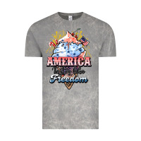 Cloud Rock America ice cream Vintage Tee - NancyCooperArtShop