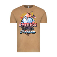 Vintage Camel America ice cream Vintage Tee - NancyCooperArtShop