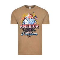 Vintage Coffee America ice cream Vintage Tee - NancyCooperArtShop