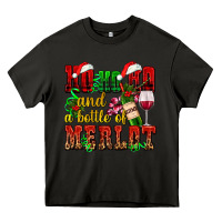 Asphalt ho ho ho and a bottle of merlot Heavy Core Tee - AdoDesignShop