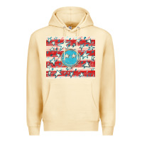 Pina Colada America flag smiley  tumbler Premium Hoodie - HowdyJamesFarm