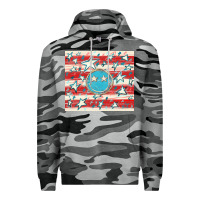 Slate Camo America flag smiley  tumbler Premium Hoodie - HowdyJamesFarm