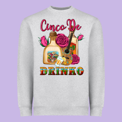 Cinco De Drinko Heavyweight Sweatshirt Designed By Artiststas