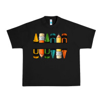 Black custom crayons with pencil Urban Heavy Tee - NancyCooperArtShop