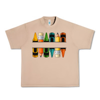 Burro custom crayons with pencil Urban Heavy Tee - NancyCooperArtShop