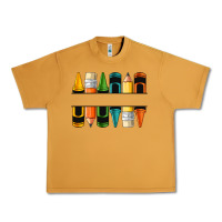 Peanut Butter custom crayons with pencil Urban Heavy Tee - NancyCooperArtShop