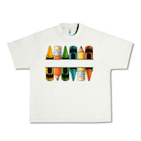Custom Crayons With Pencil Urban Heavy Tee | Teevron