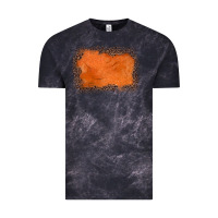 Cloud Black gemstone orange leopard background Vintage Tee - JahusDesignShop