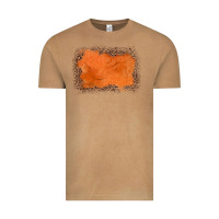Vintage Camel gemstone orange leopard background Vintage Tee - JahusDesignShop