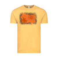 Vintage Mustard gemstone orange leopard background Vintage Tee - JahusDesignShop