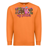 Carrot love my soldier olivia Premium Sweatshirt - OliviaCreatesArt