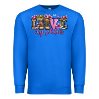 True Royal love my soldier olivia Premium Sweatshirt - OliviaCreatesArt