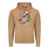 Vintage Camel skeleton santa Vintage Hoodie - MaliasSmallBusiness