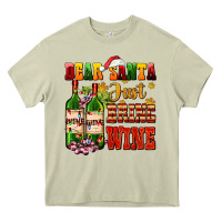 Mossy dear santa just bring wine Heavy Core Tee - AdoDesignShop