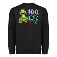Black 100 days chancing my students crow Heavyweight Sweatshirt - SublimationCraftShop
