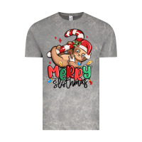 Cloud Rock merry slothmas Vintage Tee - MaliasSmallBusiness