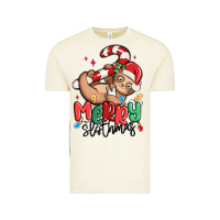 Vintage Arctic merry slothmas Vintage Tee - MaliasSmallBusiness