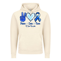 Vintage Artic Peace Love Cure Colon Cancer Vintage Hoodie - Jasminsmagicworld