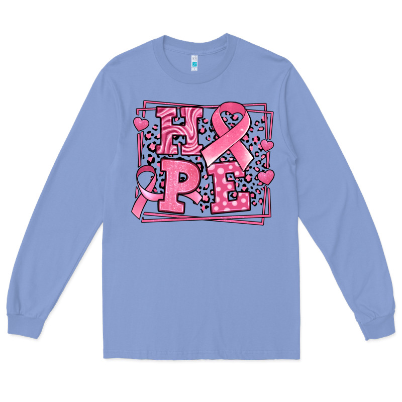 Western Hope Breast Cancer Awareness Ribbon Long Sleeve Tee by LillyAllenDesigns | Teevron