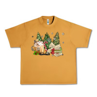 Peanut Butter christmas coffee and book Urban Heavy Tee - MaliasSmallBusiness