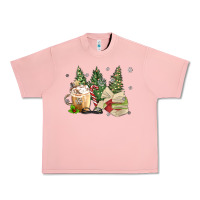 Salmon christmas coffee and book Urban Heavy Tee - MaliasSmallBusiness