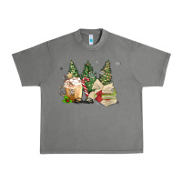 Tornado christmas coffee and book Urban Heavy Tee - MaliasSmallBusiness