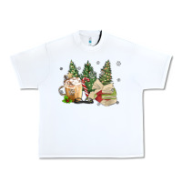 White christmas coffee and book Urban Heavy Tee - MaliasSmallBusiness