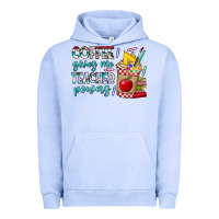 Pigment Grape Ice Coffee Gives Me Teacher Powers Urban Hoodie - CowhideDigitalArt