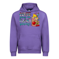 Tulip Coffee Gives Me Teacher Powers Urban Hoodie - CowhideDigitalArt