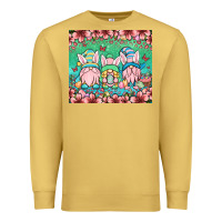 Antique Gold Easter gnomes Premium Sweatshirt - OliviaCreatesArt