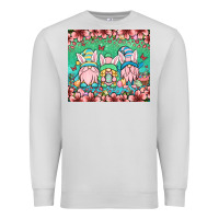 Dove Grey Easter gnomes Premium Sweatshirt - OliviaCreatesArt