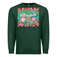 Sports Green Easter gnomes Premium Sweatshirt - OliviaCreatesArt