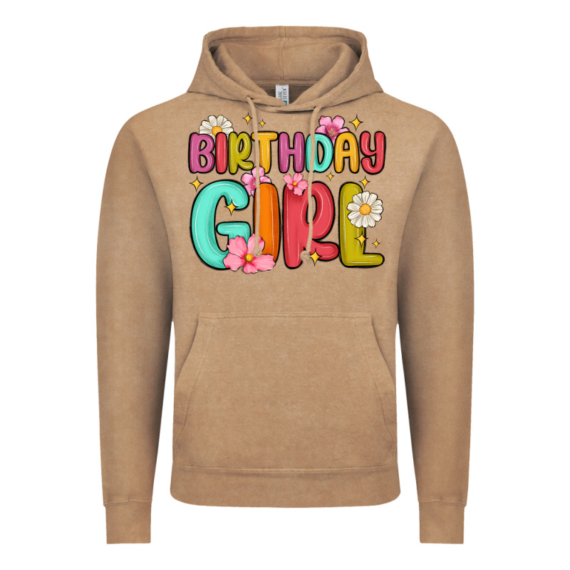 Birthday Girl Vintage Hoodie by MaliasSmallBusiness | Teevron