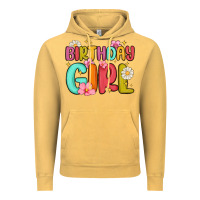 Vintage Mustard birthday girl Vintage Hoodie - MaliasSmallBusiness