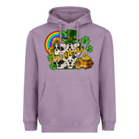 Lavender Arkansas map St. Patrick's Heavyweight Hoodie - CowGirlArtShop