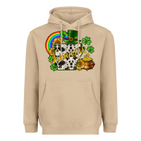 Mushroom Arkansas map St. Patrick's Heavyweight Hoodie - CowGirlArtShop