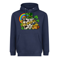 Navy Arkansas map St. Patrick's Heavyweight Hoodie - CowGirlArtShop