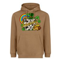 Toasted Coconut Arkansas map St. Patrick's Heavyweight Hoodie - CowGirlArtShop