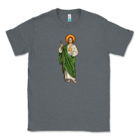 Charcoal Heather san judas Classic Tee - JahusDesignShop