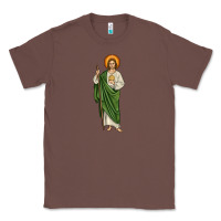 Chestnut san judas Classic Tee - JahusDesignShop