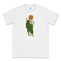 White san judas Classic Tee - JahusDesignShop